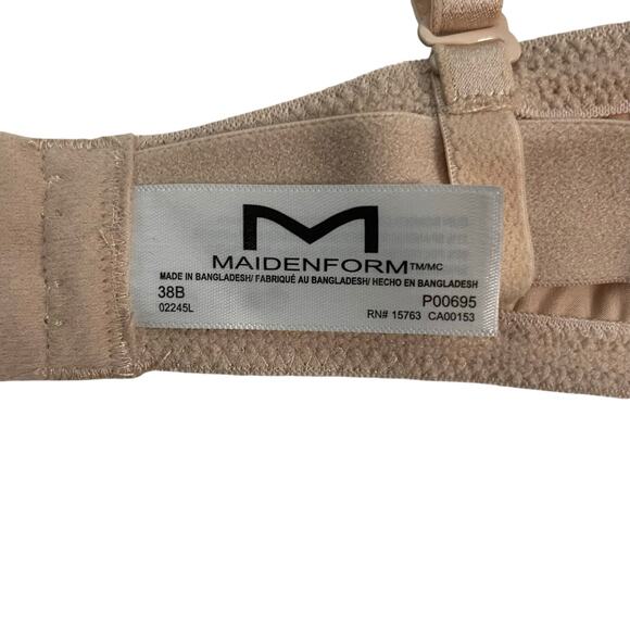 Maidenform Womens Bra Size 38B Push Up Underwire Style P00695 Convertable Strap - Picture 8 of 11